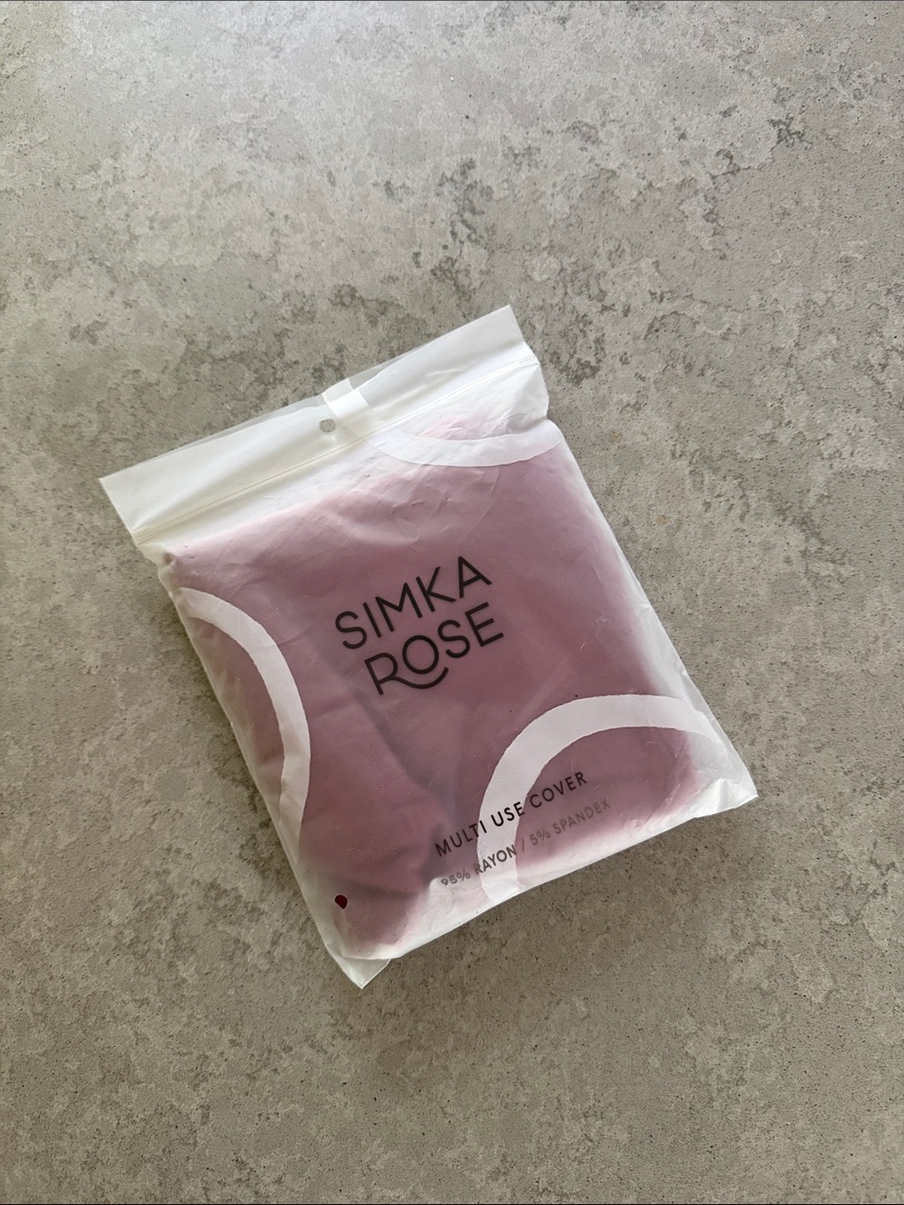 NWT Simka Rose Multi-Use Cover - Dusty Pink